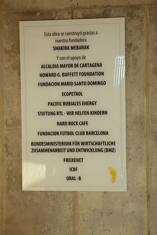Shakira Opens School in Colombia